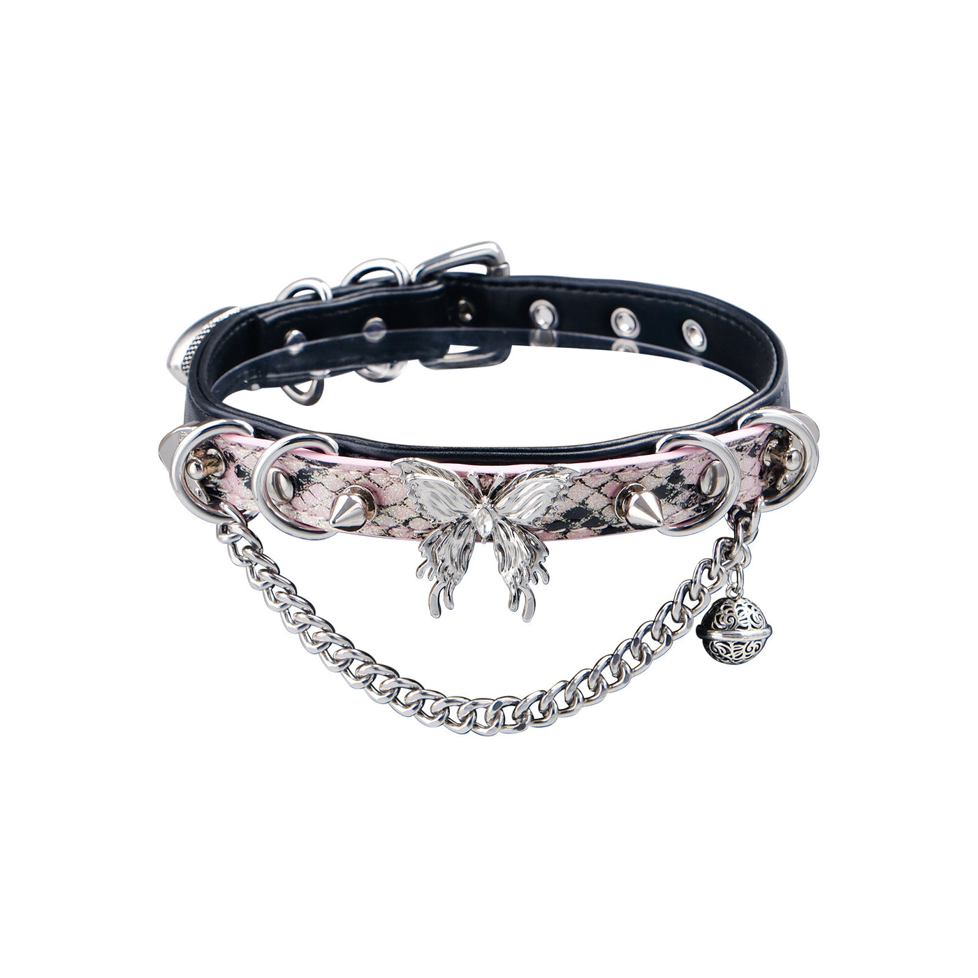 AllSparkling [REIGN] Butterfly & Bell Fun Choker