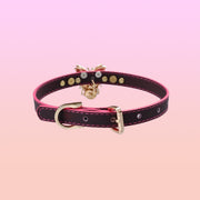 AllSparkling [PAPILLON] Butterfly & Bell Pink choker