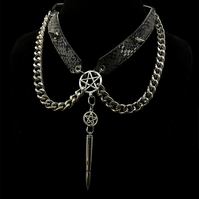 AllSparkling [REIGN] Snakeskin Gothic Necklace