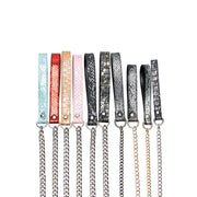 AllSparkling [REIGN] Butterfly & Rose nameplate choker
